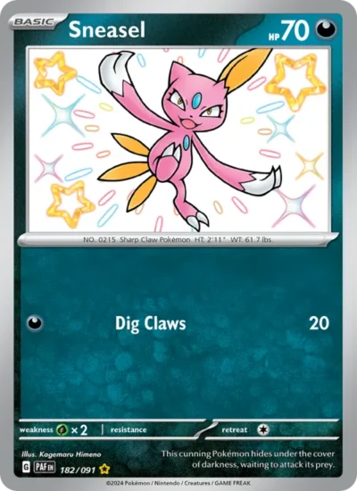 Sneasel (Paldean Fates 182)