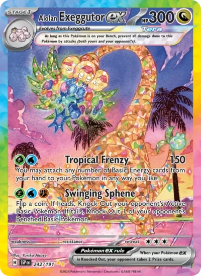 Alolan Exeggutor ex (Surging Sparks 242)
