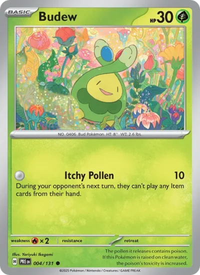 Budew (Prismatic Evolutions 004)