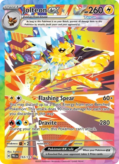 Jolteon ex (Prismatic Evolutions 153)