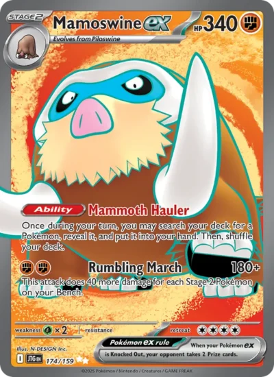 Mamoswine ex (Journey Together 174)