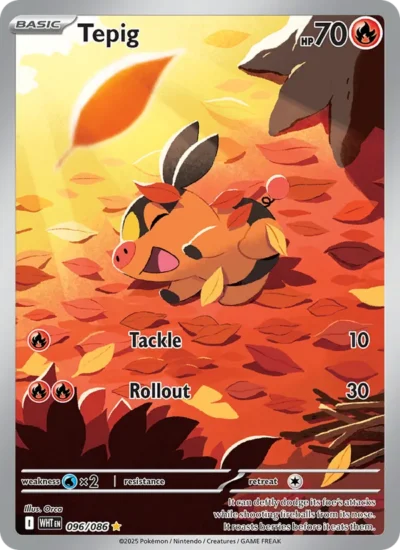 Tepig (White Flare 096)