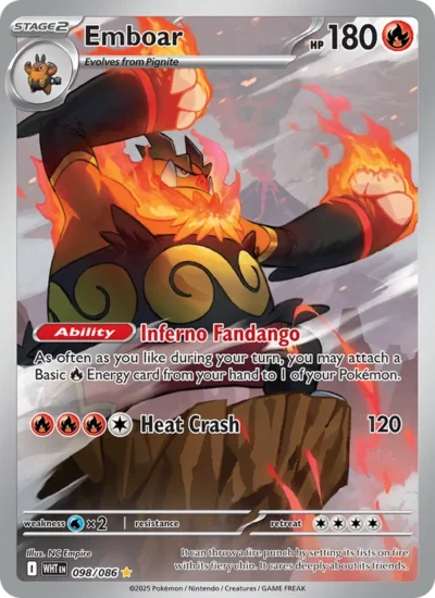 Emboar (White Flare 098)