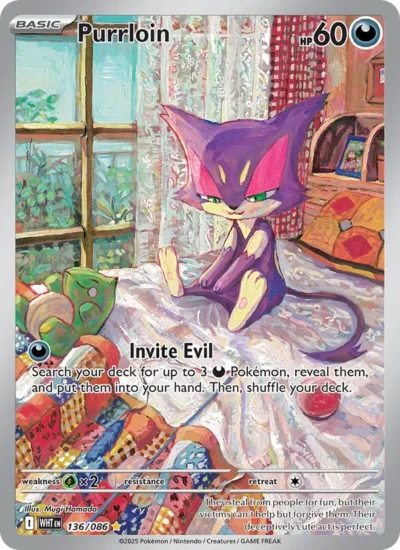 Purrloin (White Flare 136)