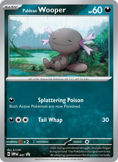 Paldean Wooper (SVP Black Star Promos 041)