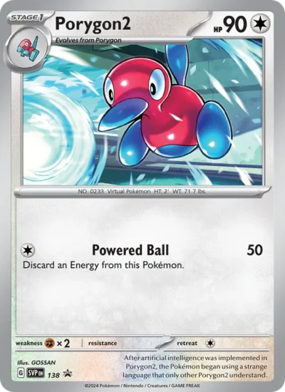 Porygon2 (SVP Black Star Promos 138)