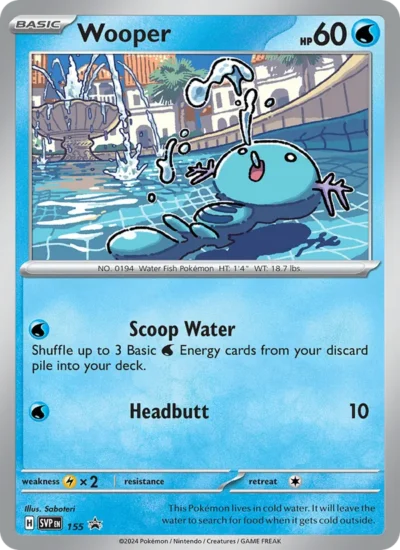 Wooper (SVP Black Star Promos 155)