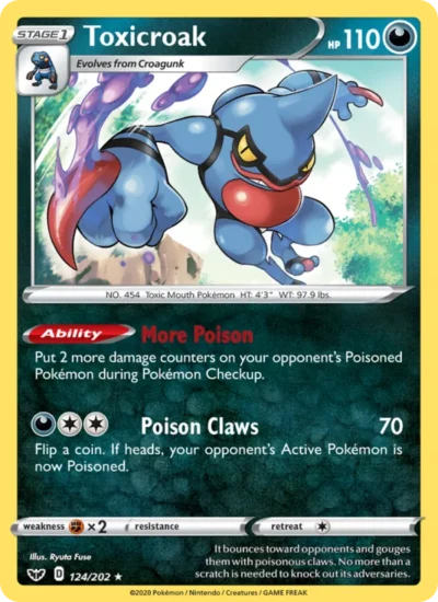 Toxicroak (Sword & Shield 124)