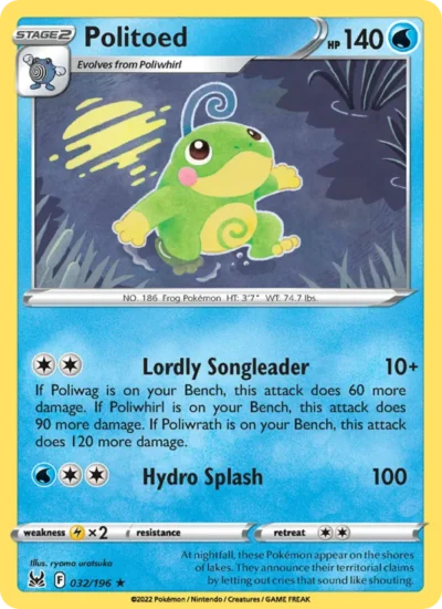 Politoed (Lost Origin 032)