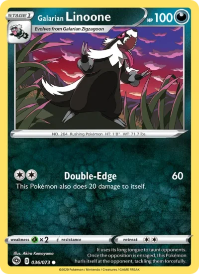 Galarian Linoone (Champion's Path 36)