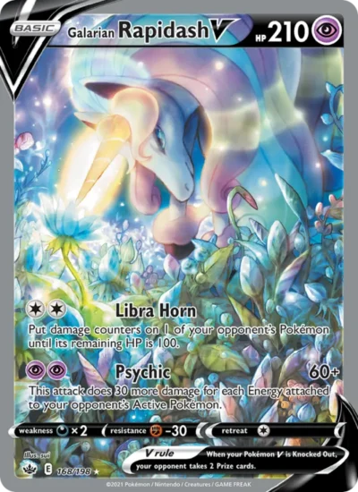 Galarian Rapidash V (Chilling Reign 168)
