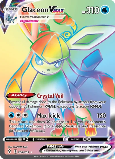 Glaceon VMAX (Evolving Skies 208)