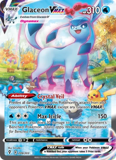 Glaceon VMAX (Evolving Skies 209)