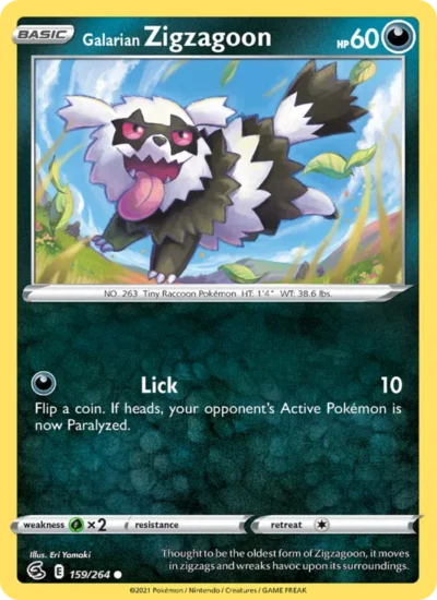 Galarian Zigzagoon (Fusion Strike 159)