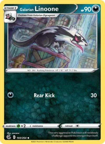Galarian Linoone (Fusion Strike 160)