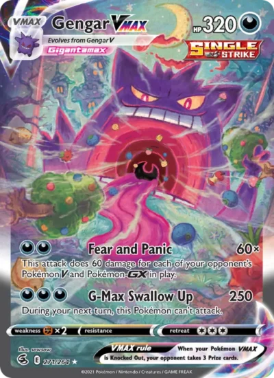 Gengar VMAX (Fusion Strike 271)
