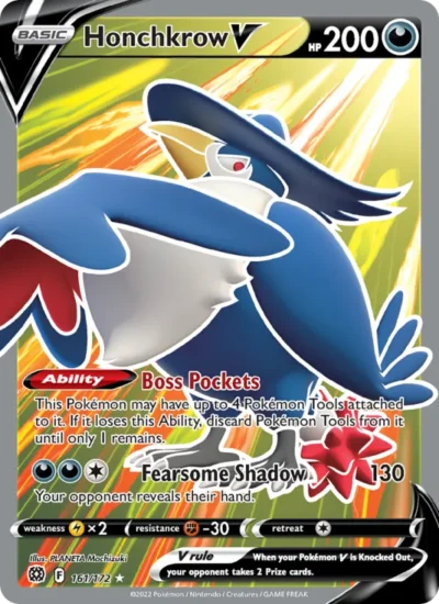 Honchkrow V (Brilliant Stars 161)