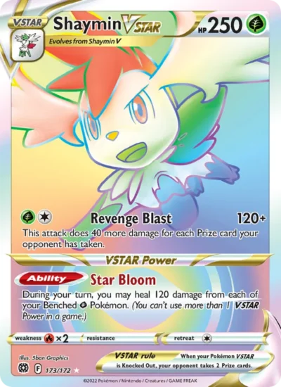 Shaymin VSTAR (Brilliant Stars 173)