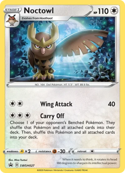 Noctowl (SWSH Black Star Promos SWSH027)