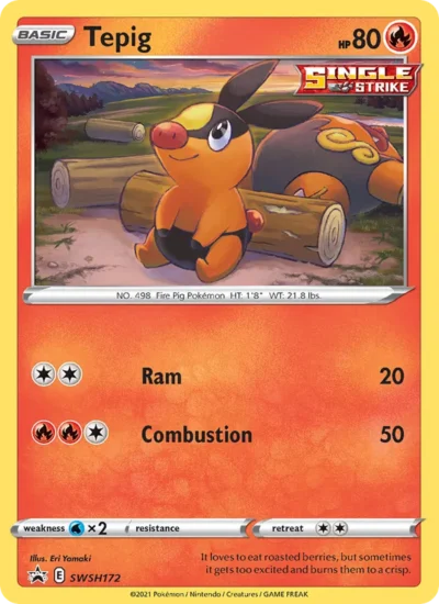 Tepig (SWSH Black Star Promos SWSH172)