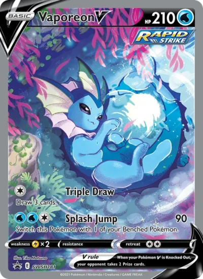 Vaporeon V (SWSH Black Star Promos SWSH181)