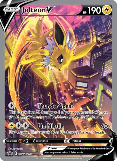 Jolteon V (SWSH Black Star Promos SWSH183)