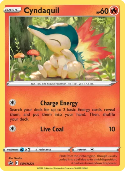 Cyndaquil (SWSH Black Star Promos SWSH221)