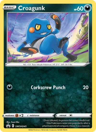 Croagunk (SWSH Black Star Promos SWSH245)