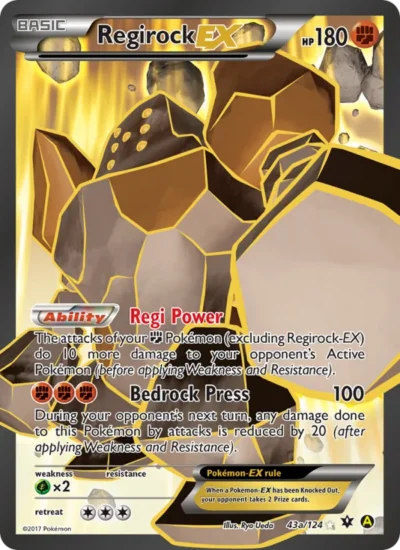 Regirock EX (Fates Collide 43)
