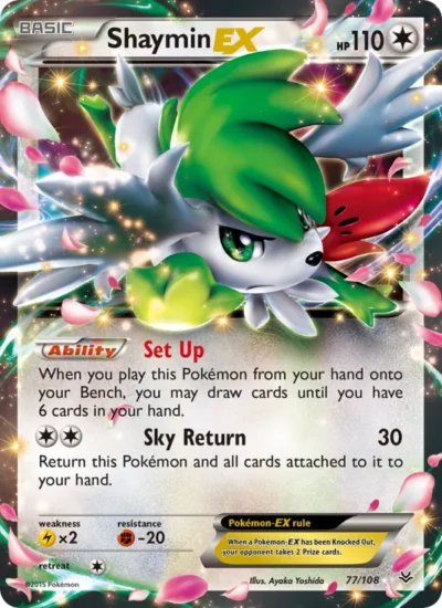 Shaymin EX (Roaring Skies 77)