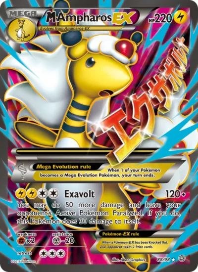 M Ampharos EX (Ancient Origins 88)