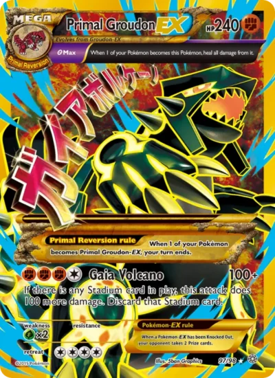 Primal Groudon EX (Ancient Origins 97)